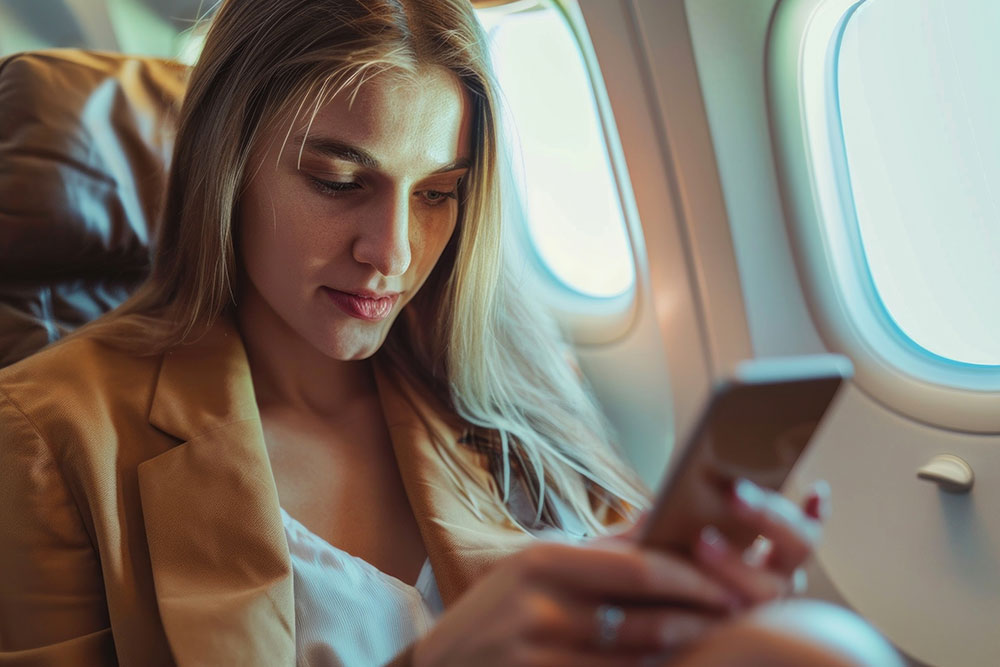 Telefono in modalità aereo